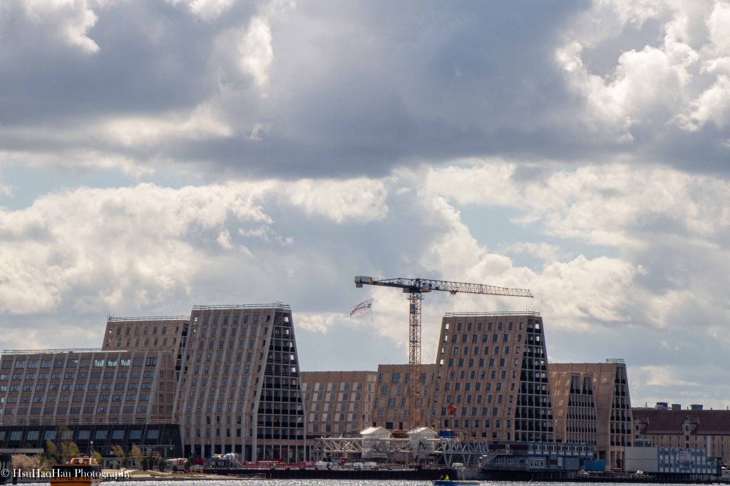 Construction of Papirøen (Paper Island) skyline and cranes - 哥本哈根紙島建築群天際線與施工過程 - Architectural Photography by Hsu Hao Han